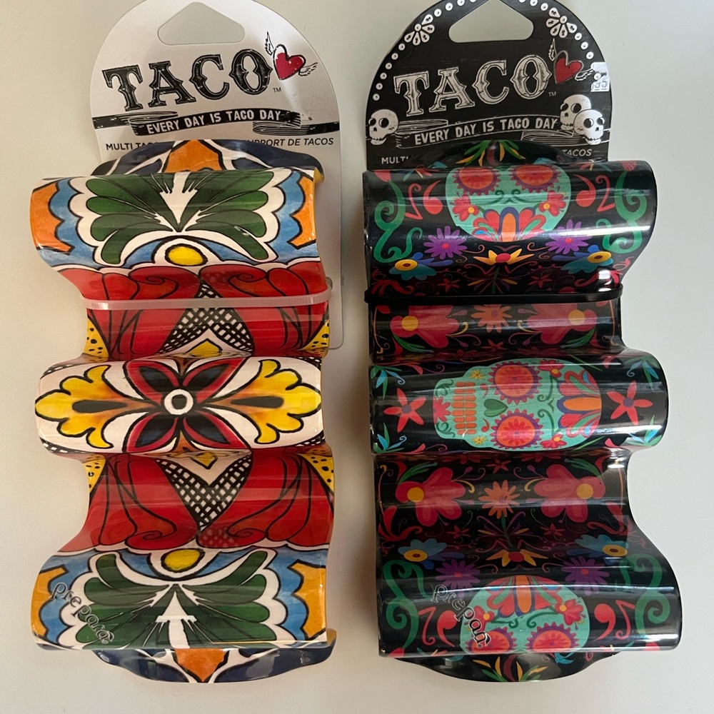 Colorful Taco Holders Set